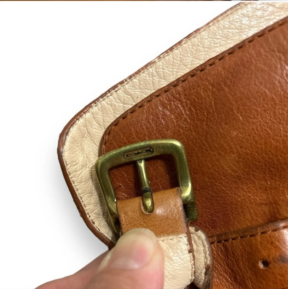 Coach cognac leather